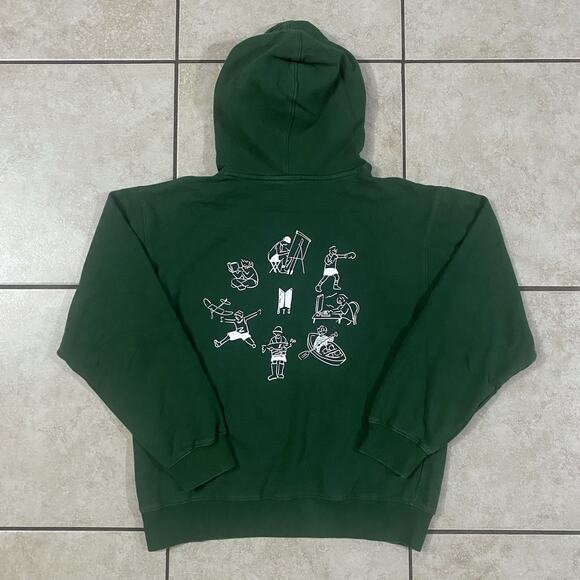 BTS In The Soop Hoodie Pullover Sweatshirt Size Large Green (read) - Picture 1 of 8